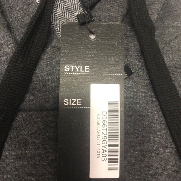 DJT Women’s Funnel neck check contrast pullover - Picture 5 of 6